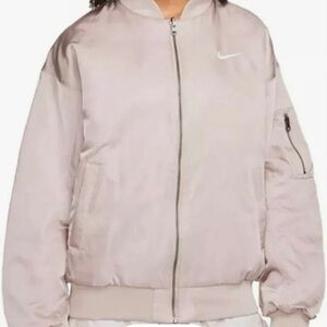 Nike Women's Reversible Bomber Jacket - Light Beige